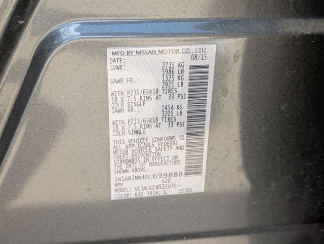 Used 2015 Nissan Pathfinder SL w/ SL Tech Package FWD image 31