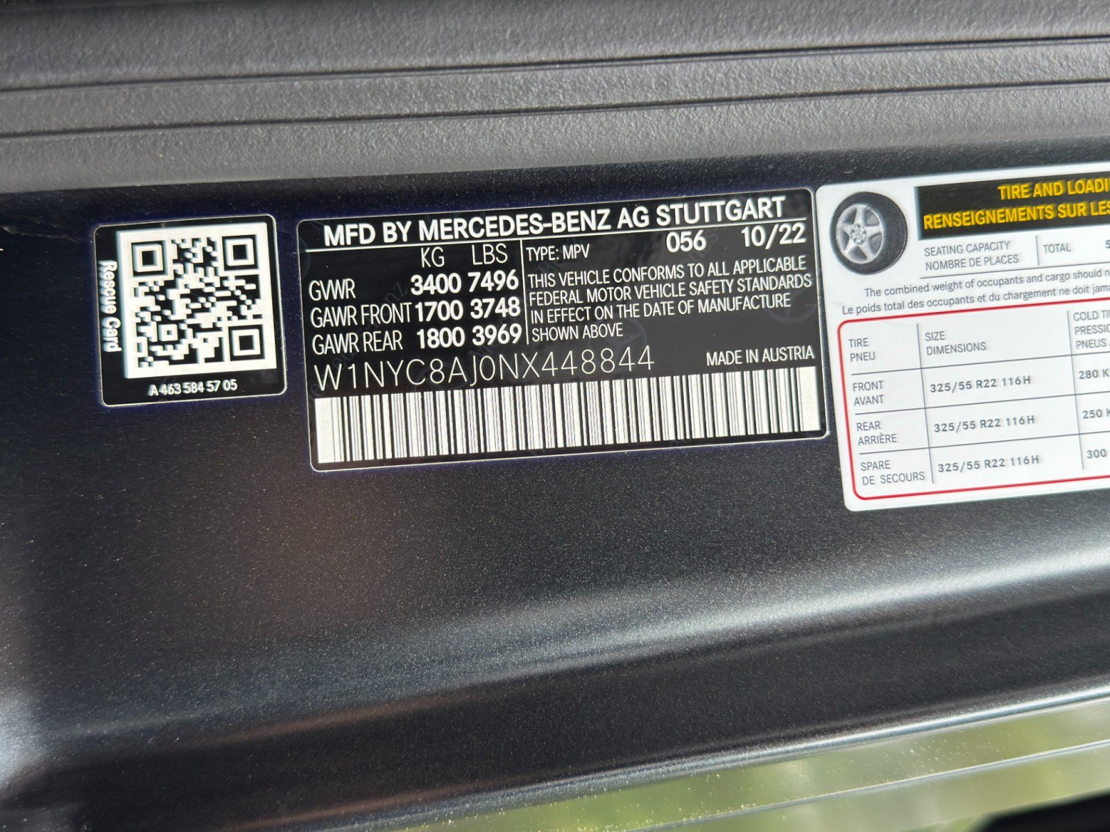 Used 2022 Mercedes-Benz G 63 AMG Squared w/ AMG Night Package Magno image 54