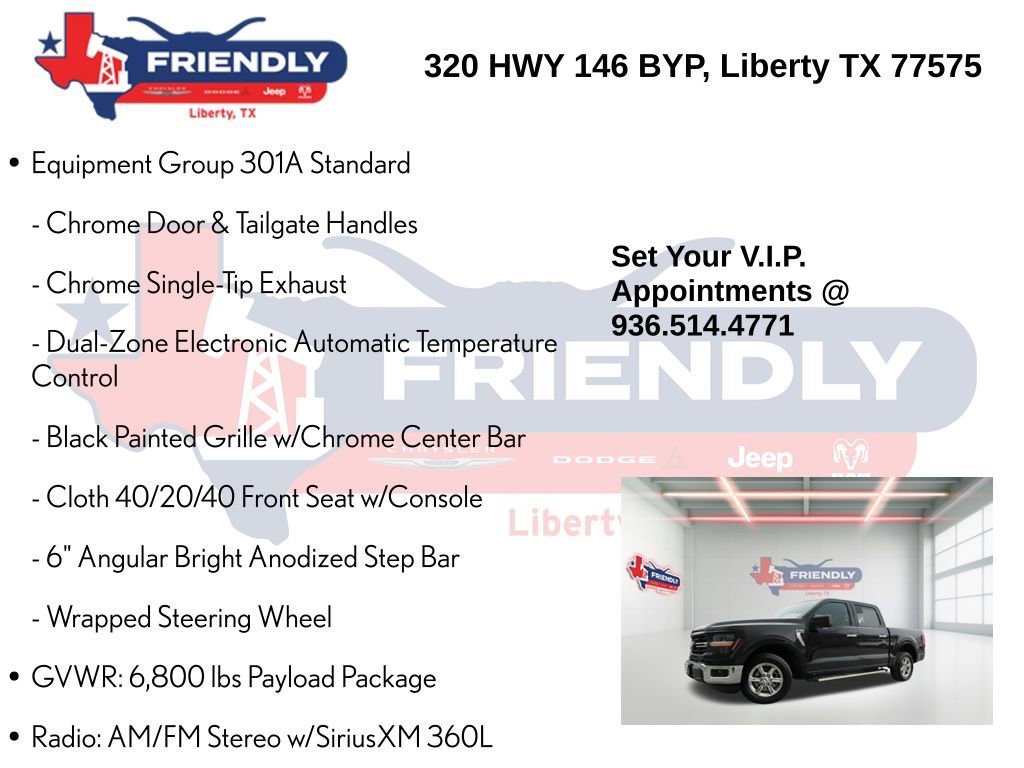 Used 2025 Ford F150 XLT w/ Equipment Group 301A Standard RWD image 5