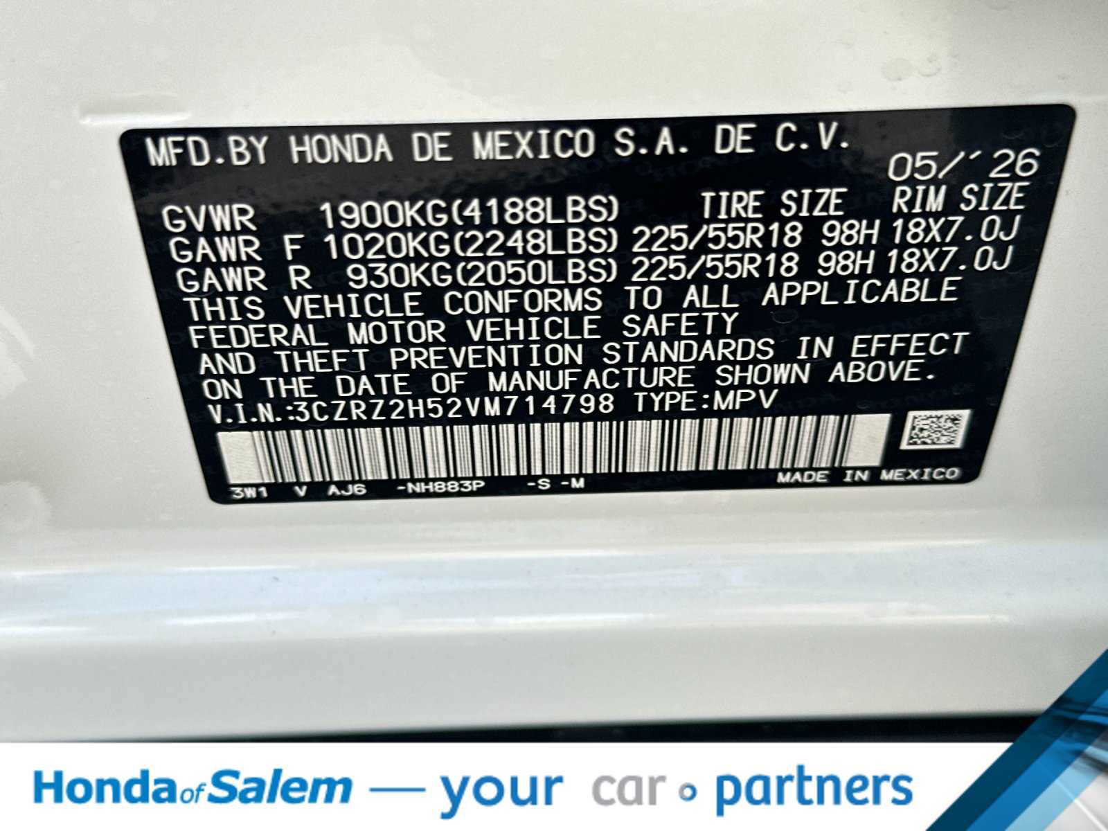New 2027 Honda HR-V Sport image 25