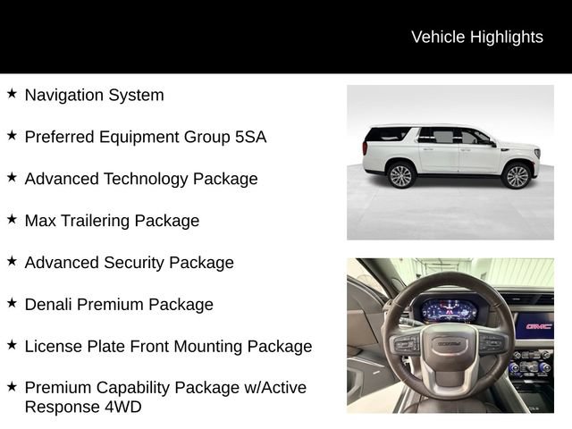 Certified 2022 GMC Yukon XL Denali w/ Denali Premium Package AWD/4WD image 16