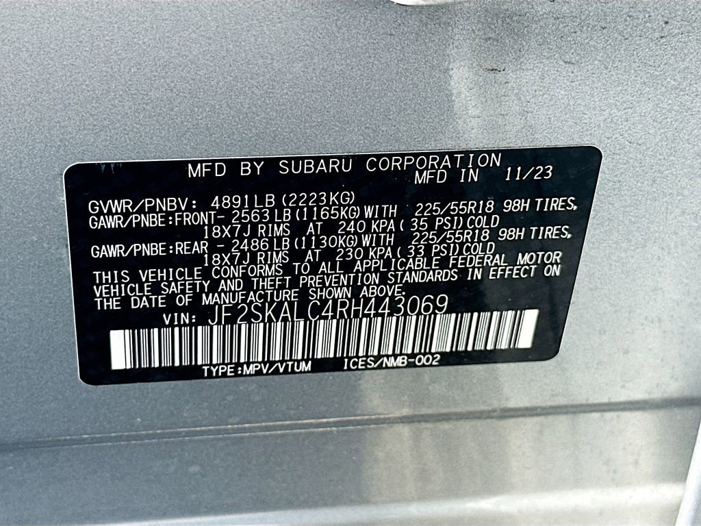 Certified 2024 Subaru Forester Limited AWD/4WD image 32