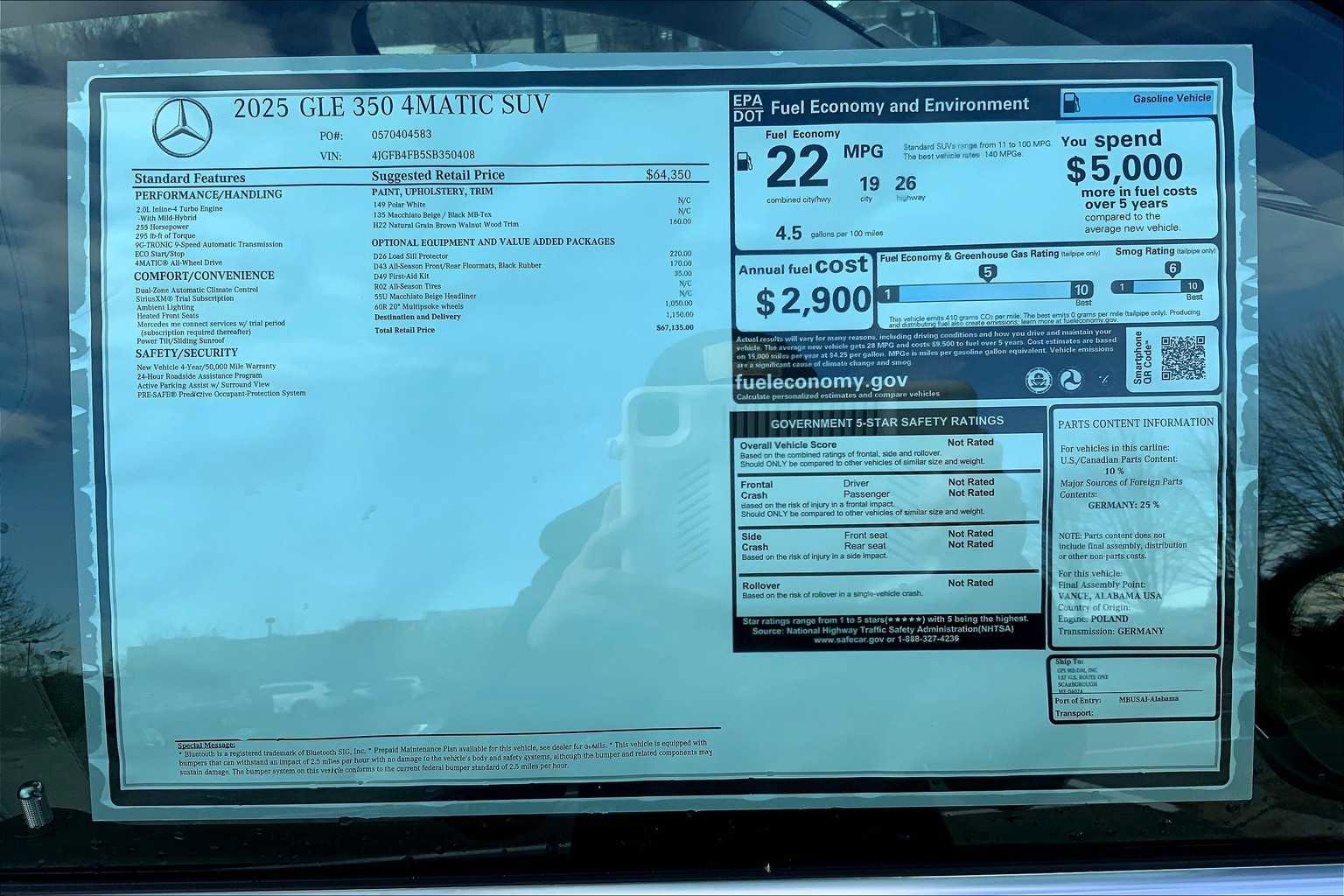 Certified 2025 Mercedes-Benz GLE 350 4MATIC image 26