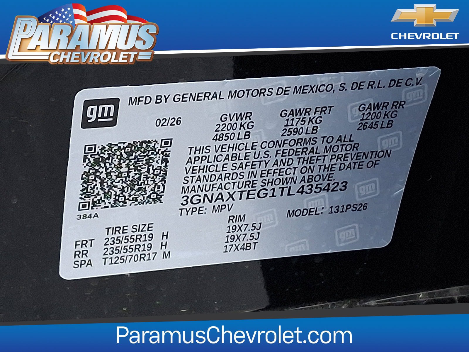 New 2026 Chevrolet Equinox RS w/ LPO, Floor Liner Package AWD/4WD image 16