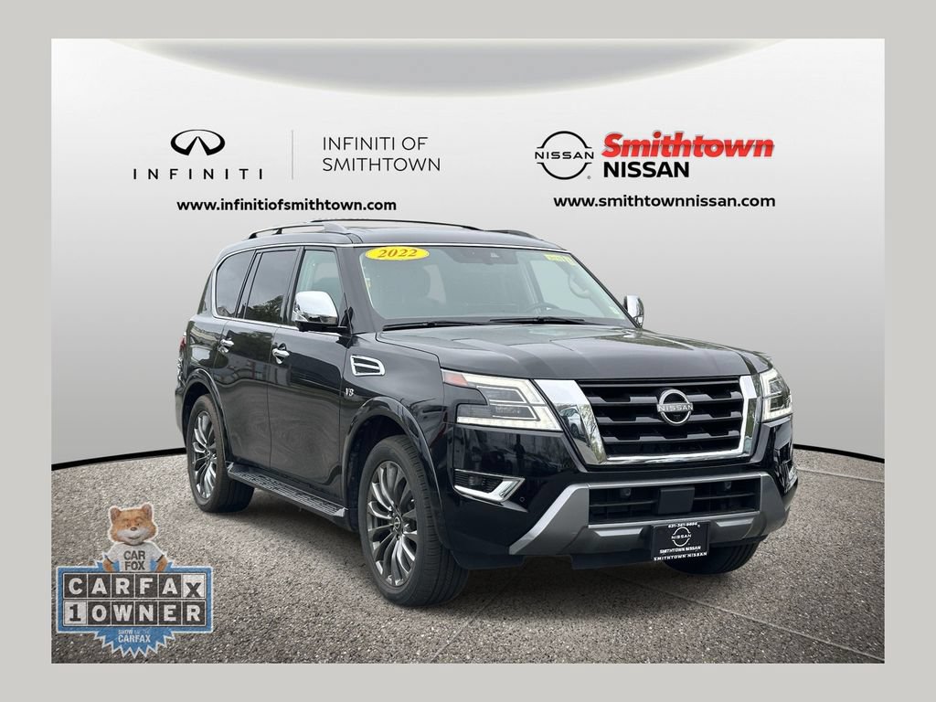 Used 2022 Nissan Armada Platinum w/ Captain's Chairs Package AWD/4WD image 1