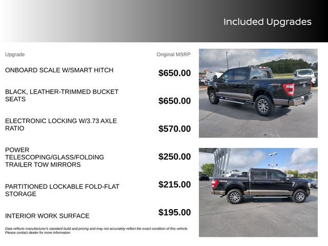 Used 2022 Ford F150 Lariat w/ Max Trailer Tow Package AWD/4WD image 14