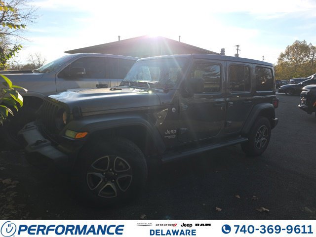 Used 2021 Jeep Wrangler Unlimited Sport w/ Sun And Sound Package AWD/4WD image 1