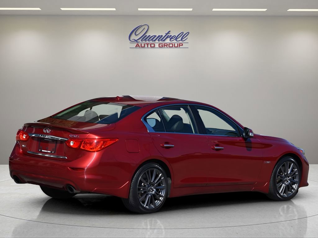 Used 2016 INFINITI Q50 Red Sport 400 AWD/4WD image 4