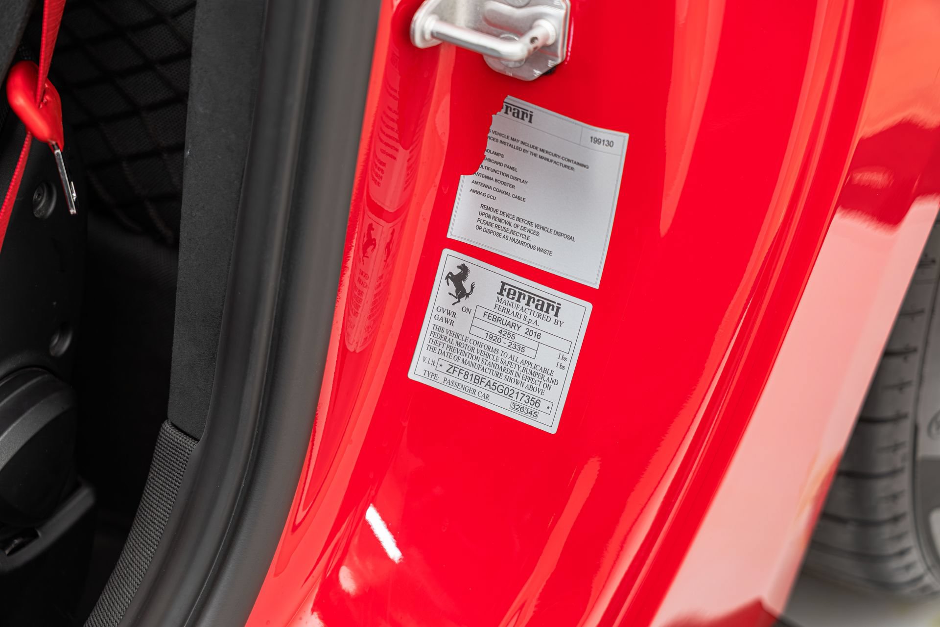 Certified 2016 Ferrari F12tdf RWD image 40