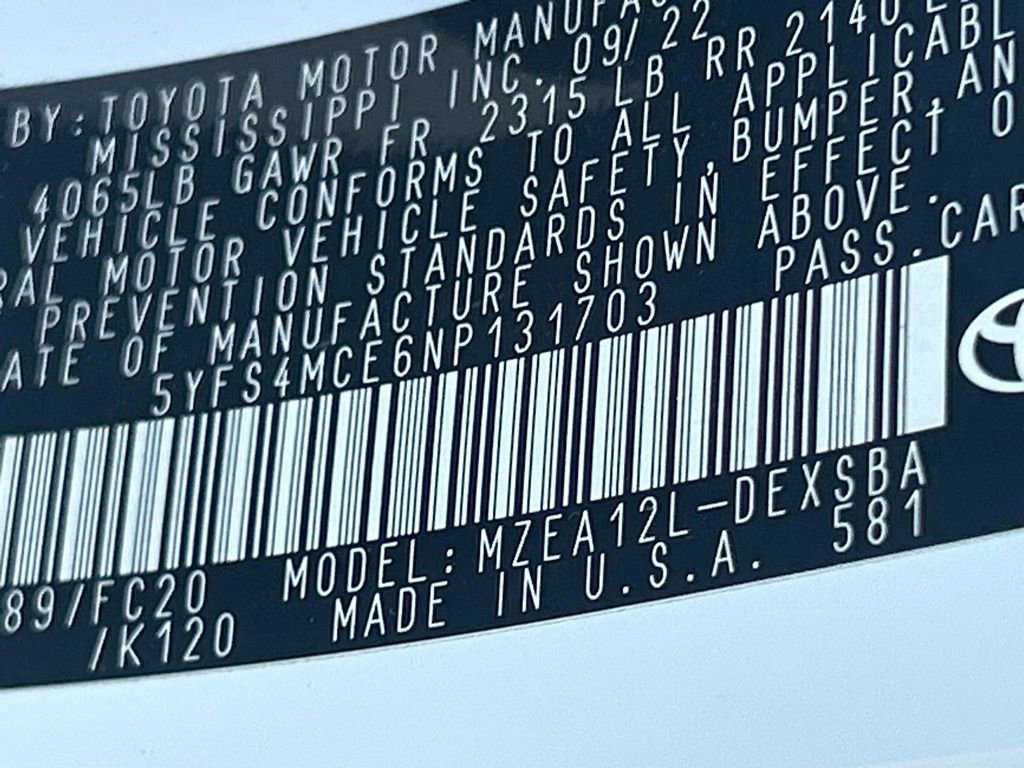 Used 2022 Toyota Corolla SE image 53