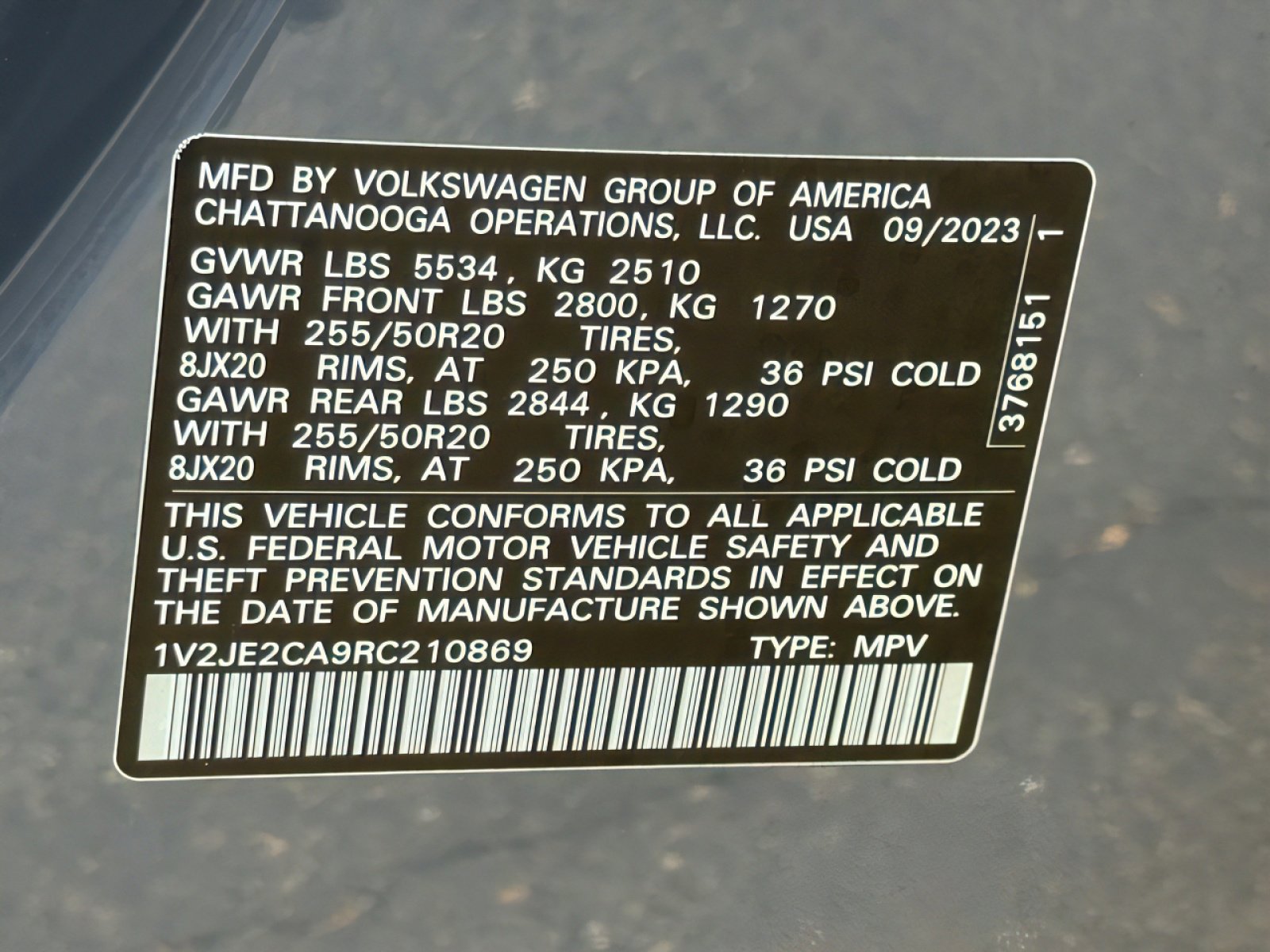 Used 2024 Volkswagen Atlas Cross Sport SE image 35