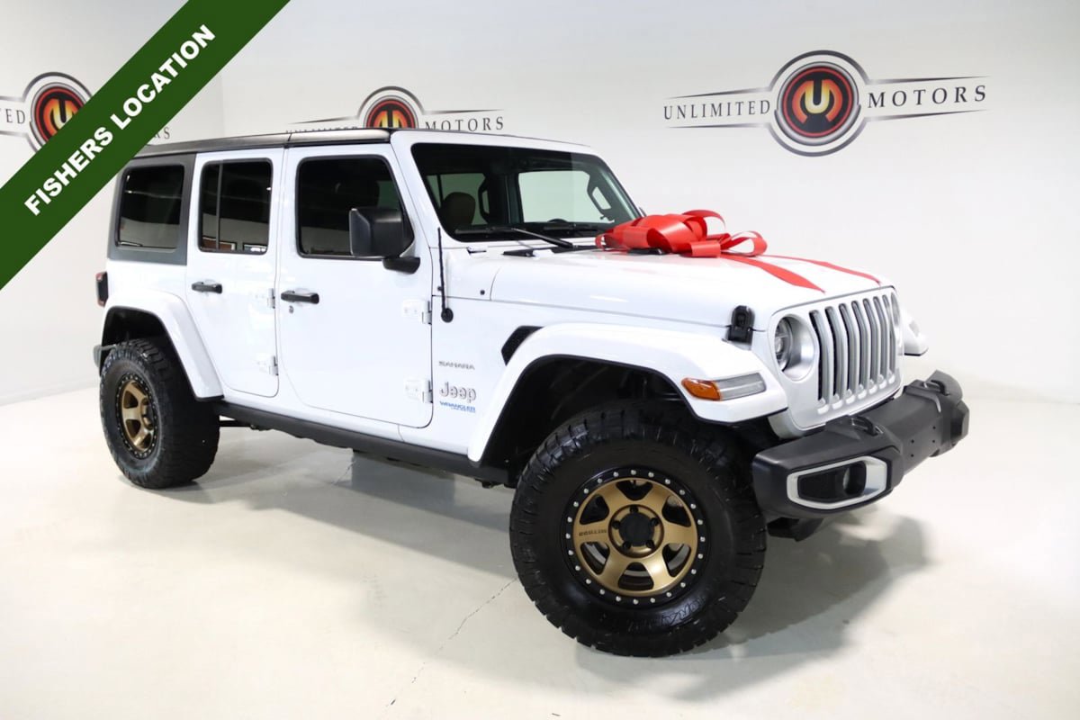 Used 2021 Jeep Wrangler Unlimited Sahara w/ Dual Top Group AWD/4WD image 1