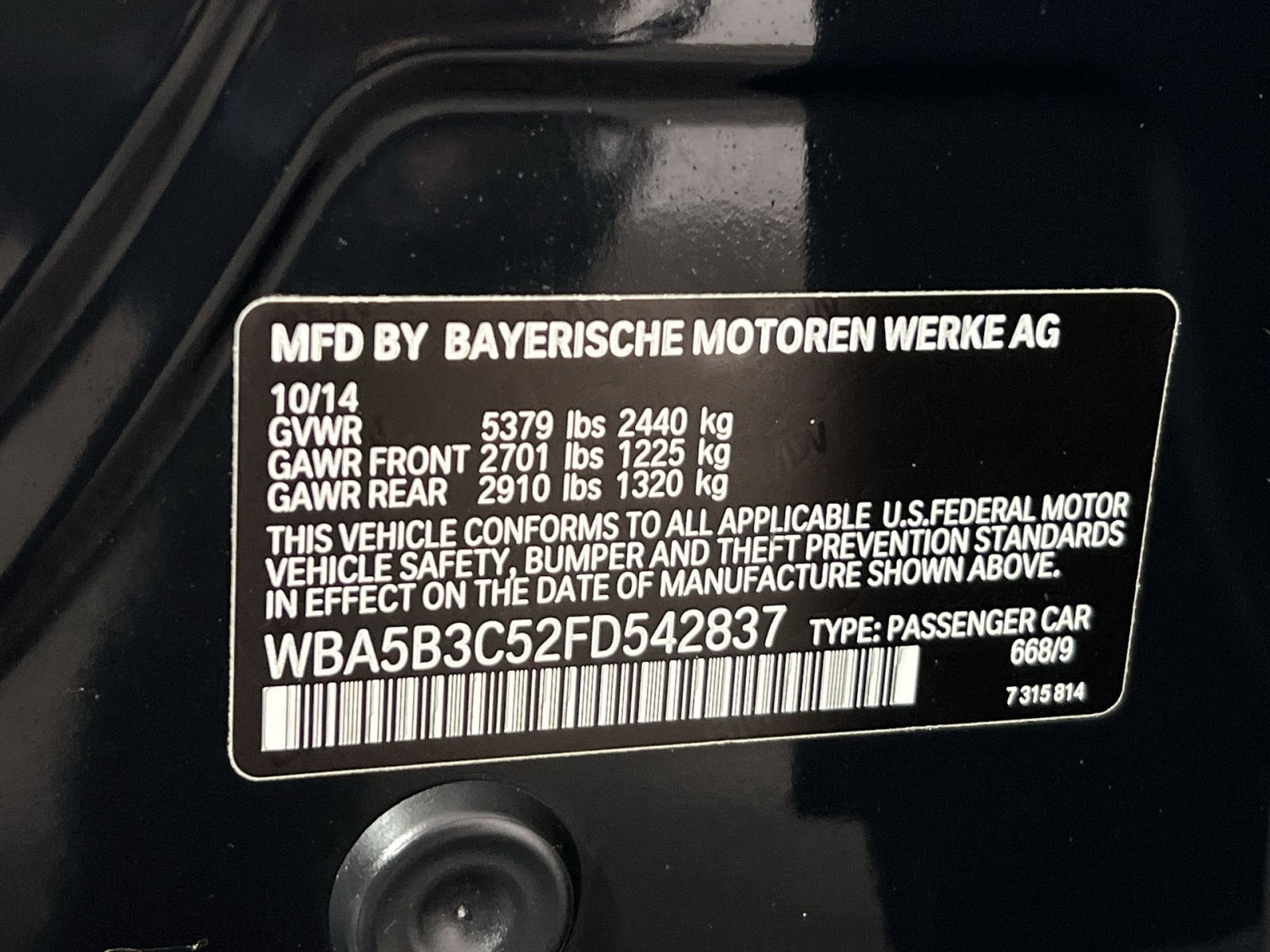 Used 2015 BMW 535i xDrive Sedan image 30