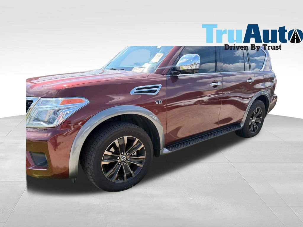 Used 2018 Nissan Armada Platinum w/ Captain Seat Package RWD image 2