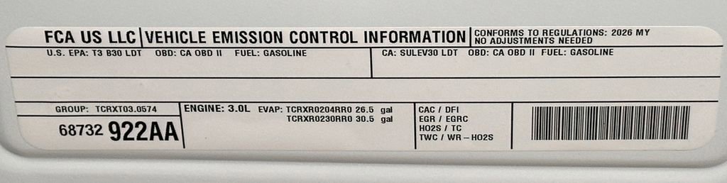 New 2026 Jeep Grand Wagoneer 4WD w/ Quick Order Packge 29V Upland image 51