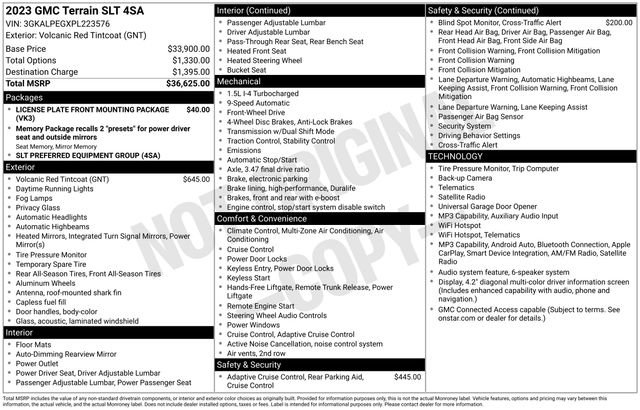 Used 2023 GMC Terrain SLT image 35