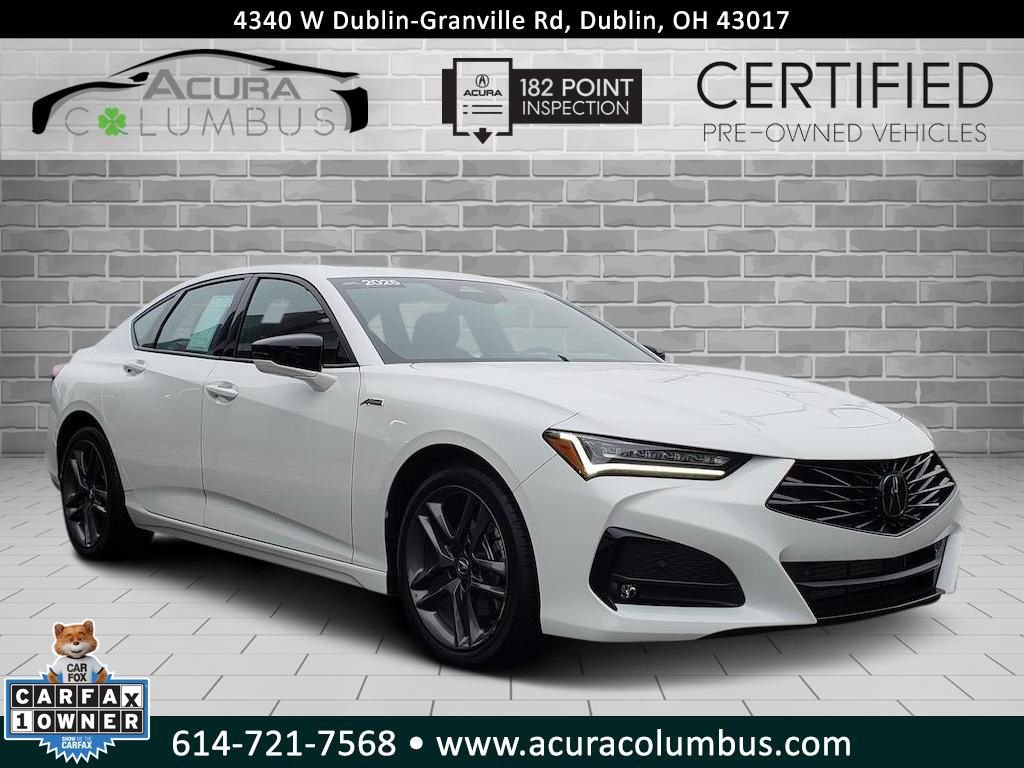 Certified 2025 Acura TLX SH-AWD w/ A-SPEC Pkg image 1