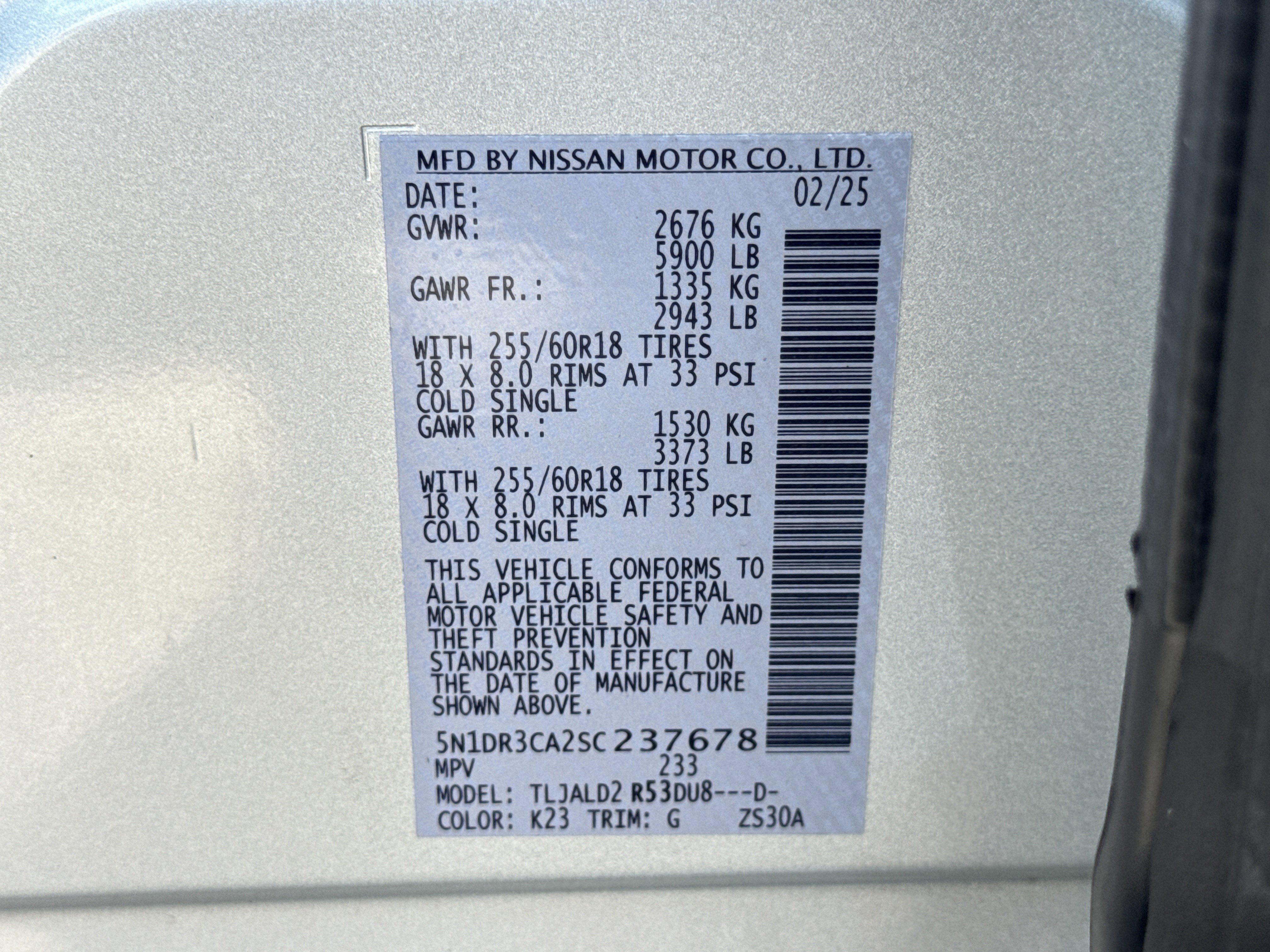 Used 2025 Nissan Pathfinder SL image 43