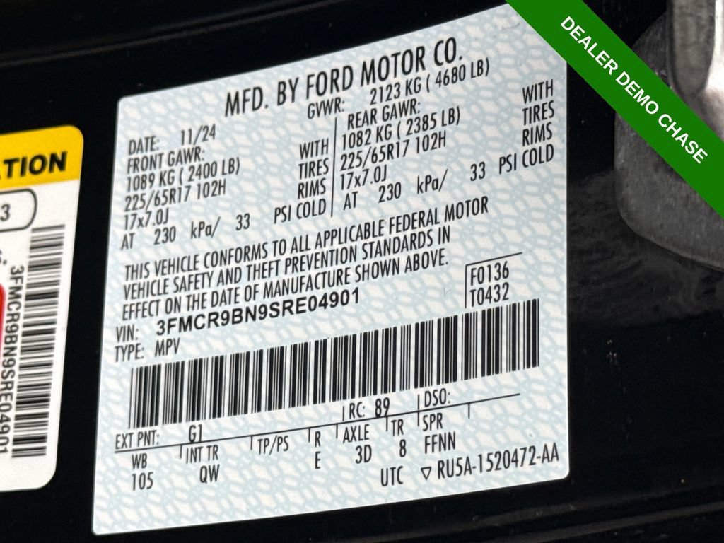 Used 2025 Ford Bronco Sport Big Bend AWD/4WD image 25
