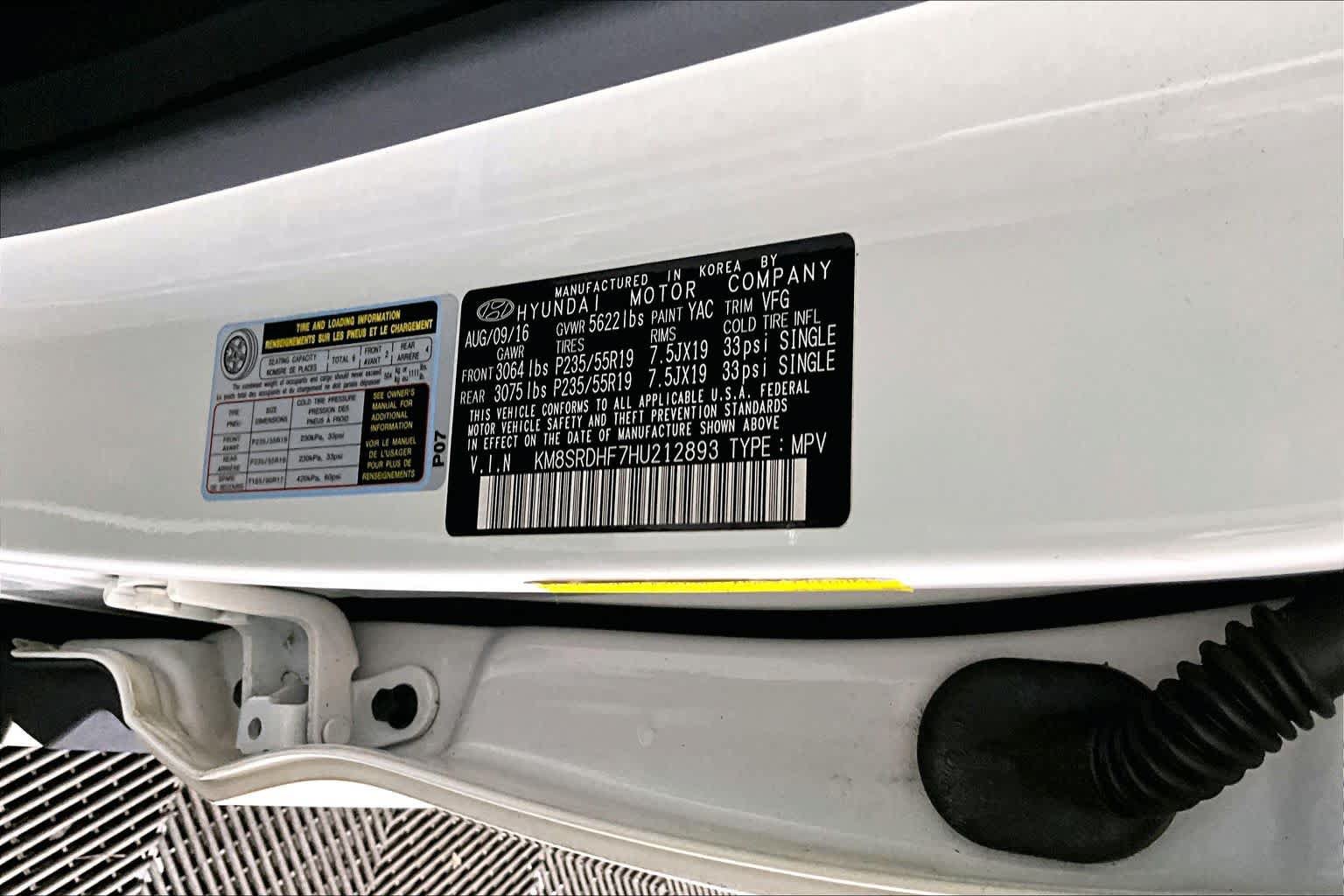 Used 2017 Hyundai Santa Fe Limited AWD/4WD image 31