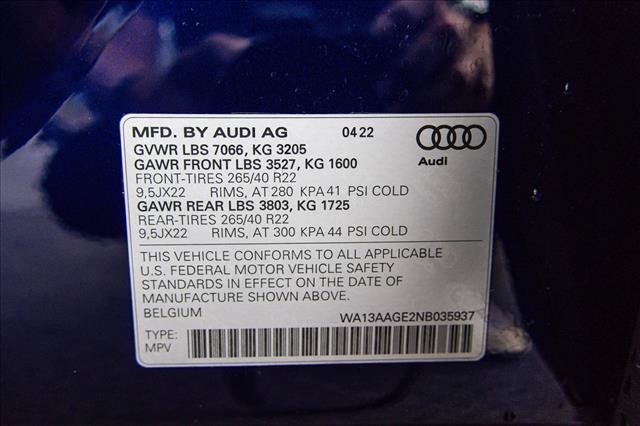 Used 2022 Audi e-tron Prestige w/ Prestige Package AWD/4WD image 29