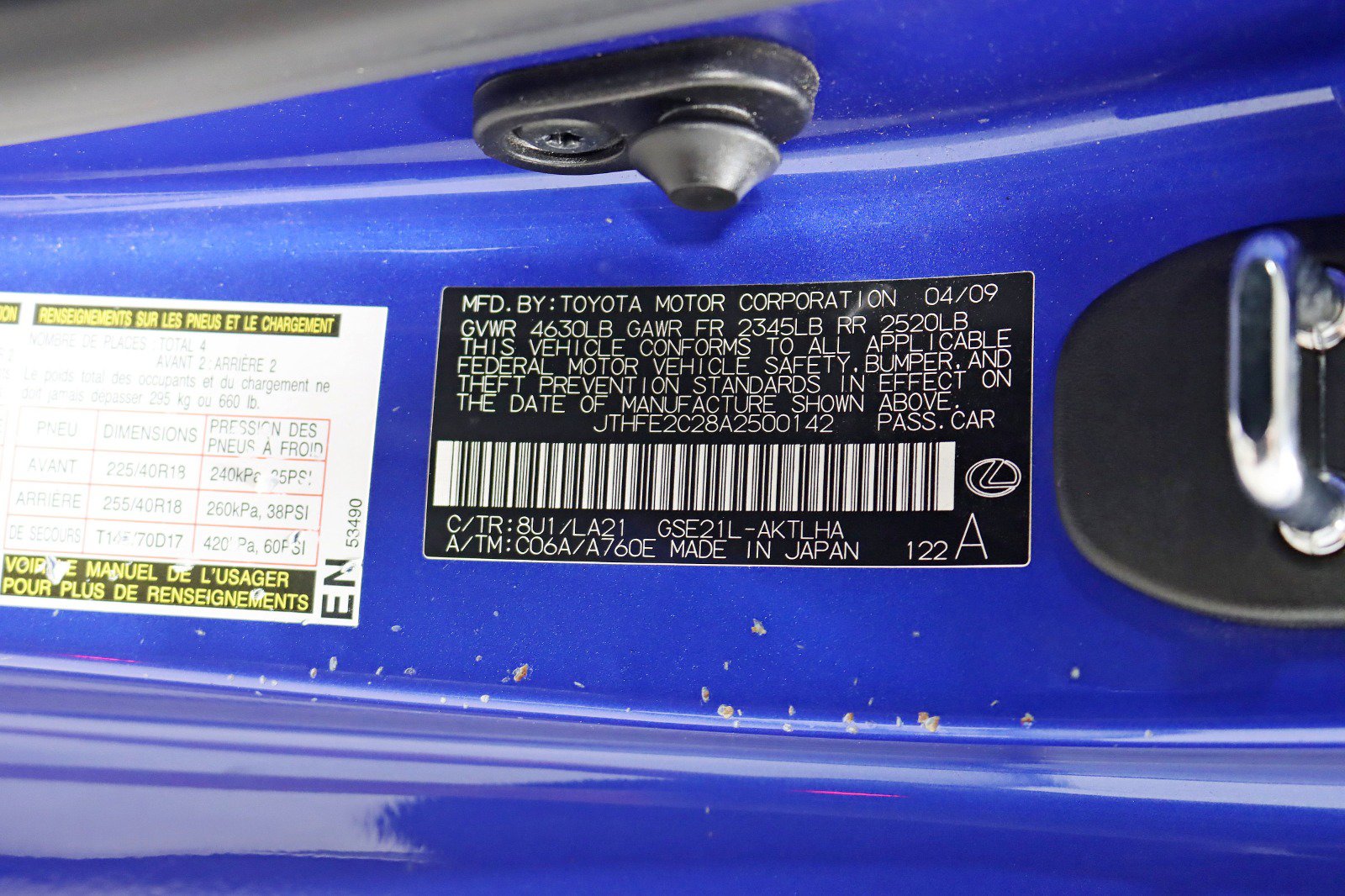 Used 2010 Lexus IS 350C w/ Luxury Pkg RWD image 34