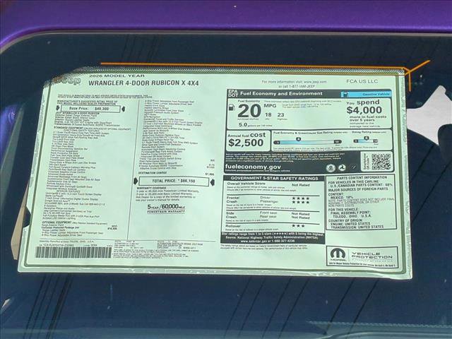 New 2026 Jeep Wrangler Unlimited Rubicon image 19