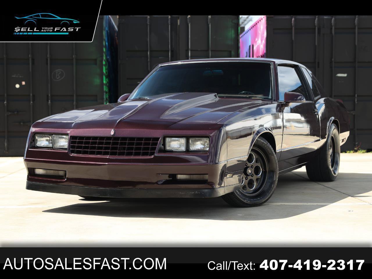 Used 1987 Chevrolet Monte Carlo SS