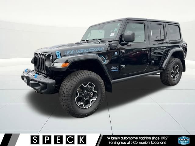 Used 2021 Jeep Wrangler Unlimited Rubicon 4xe w/ Steel Bumper Group image 1