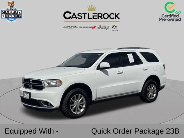 Certified 2016 Dodge Durango SXT w/ Quick Order Package 23B AWD/4WD image 1