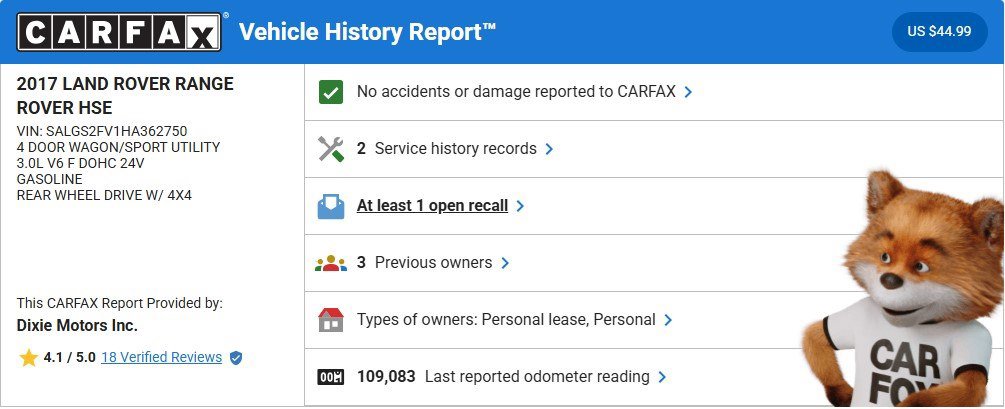 Used 2017 Land Rover Range Rover HSE image 21