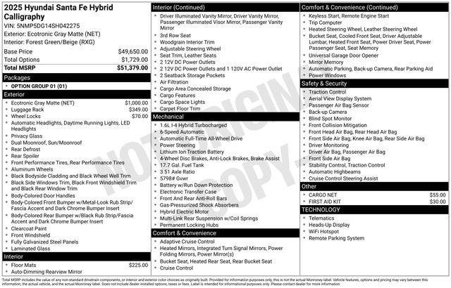 New 2025 Hyundai Santa Fe Calligraphy image 4