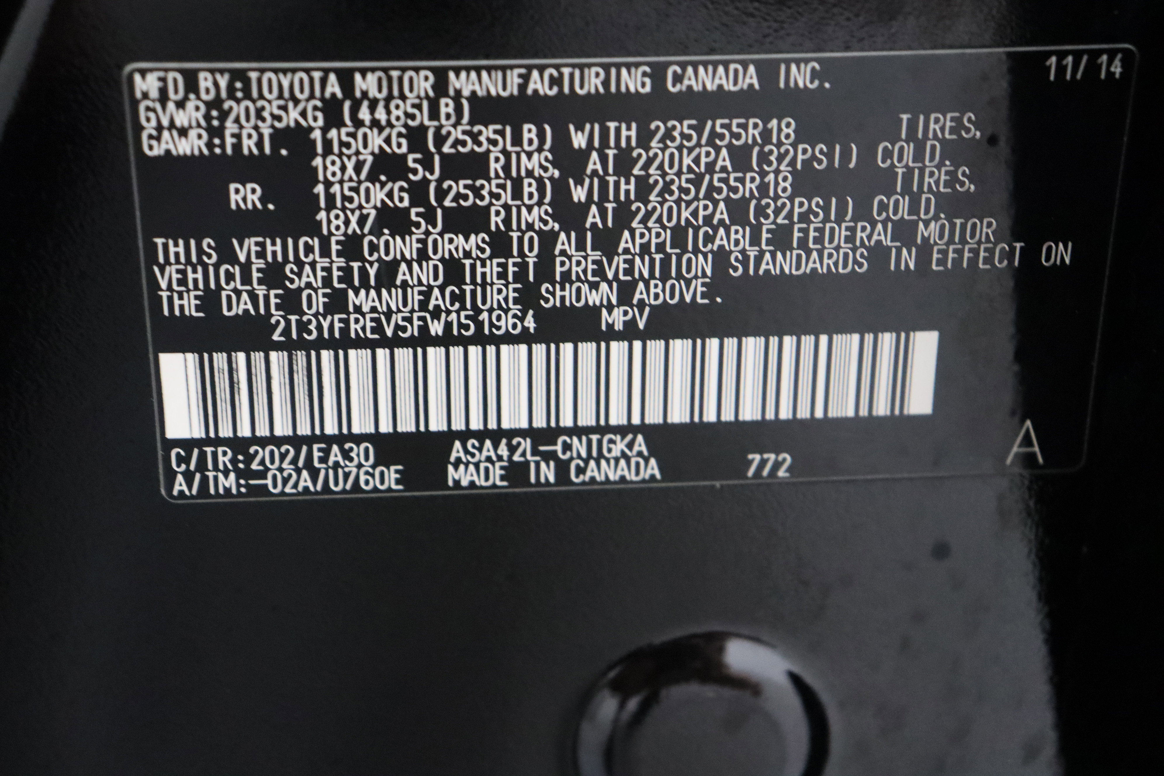 Used 2015 Toyota RAV4 Limited w/ Technology Package FWD image 44