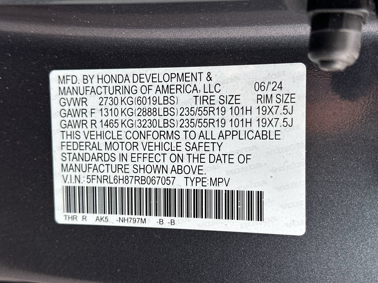 Used 2024 Honda Odyssey Touring image 35