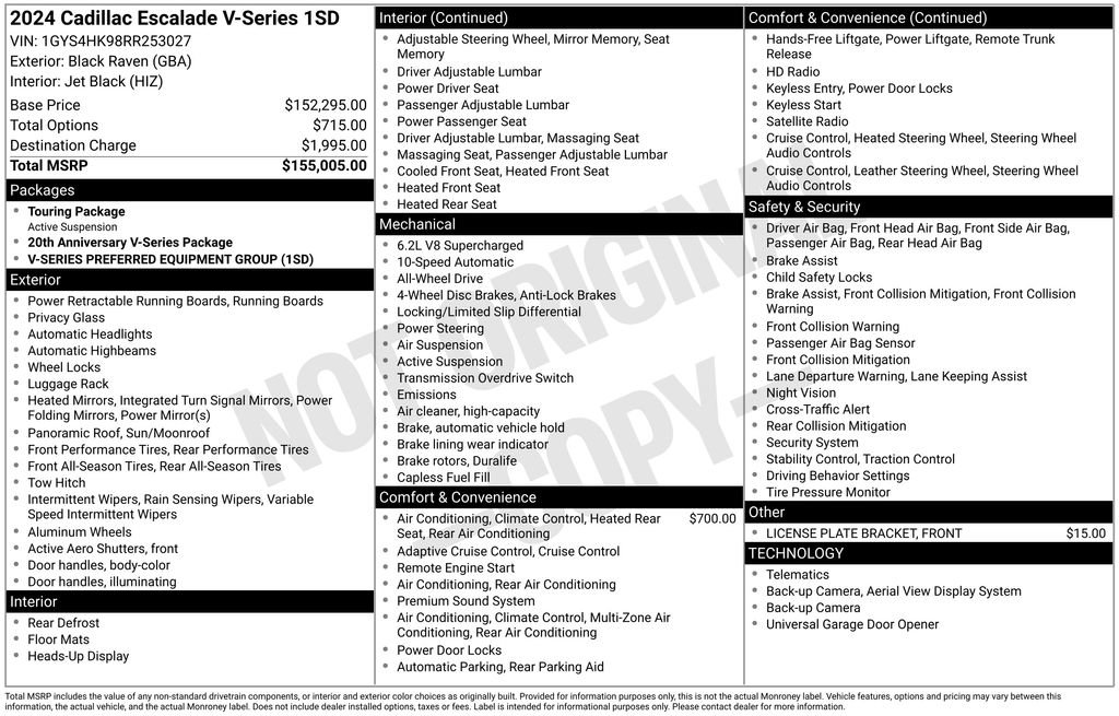 Used 2024 Cadillac Escalade V image 40