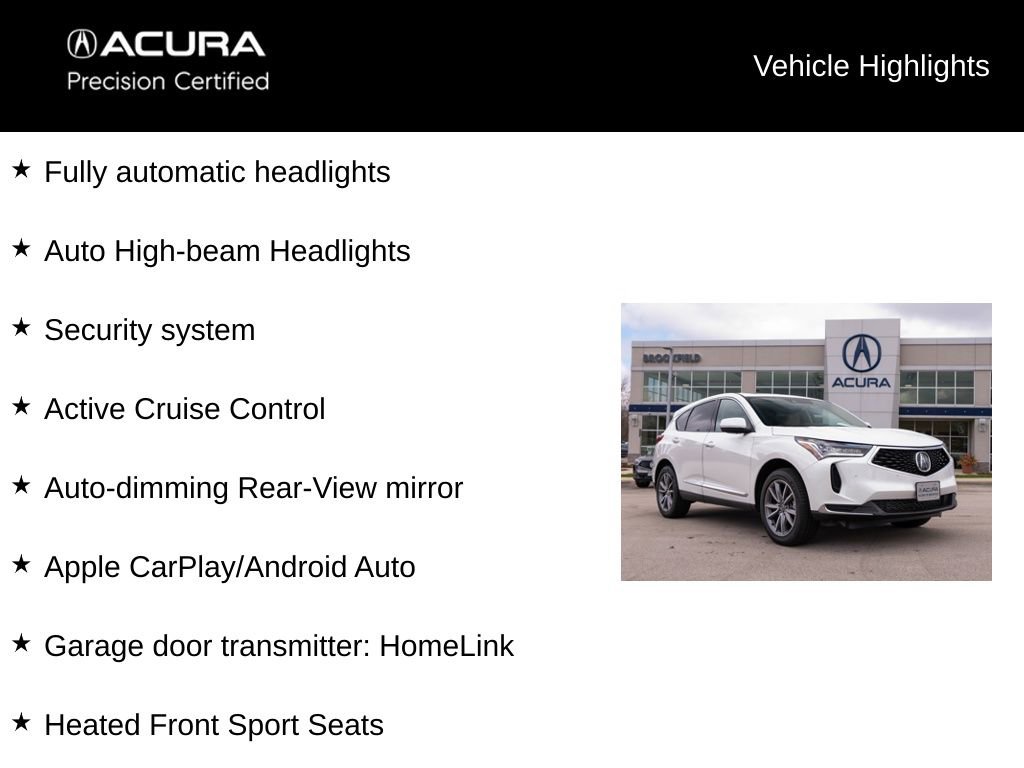 Certified 2023 Acura RDX w/ Technology Package image 17