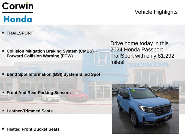 Used 2024 Honda Passport TrailSport image 6