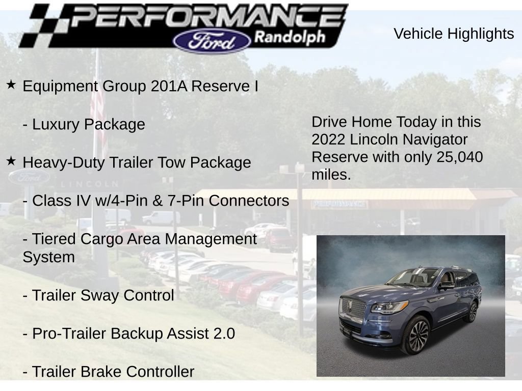 Used 2022 Lincoln Navigator Reserve AWD/4WD image 9