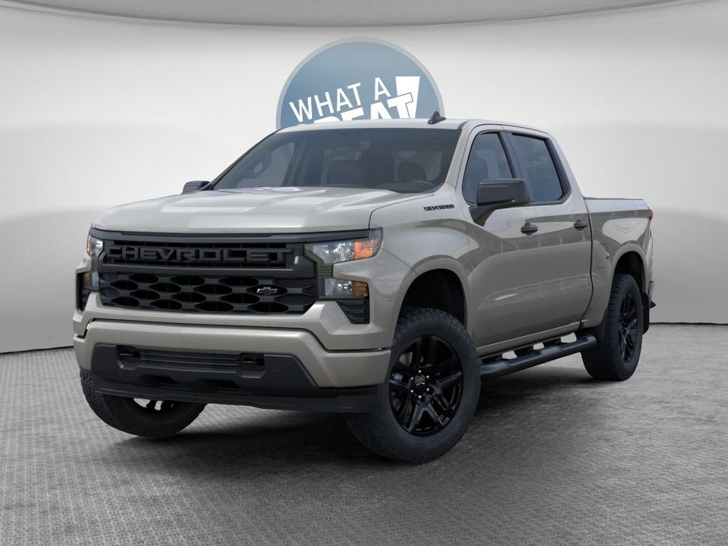 New 2026 Chevrolet Silverado 1500 Custom w/ Turbomax Blackout Package AWD/4WD image 6