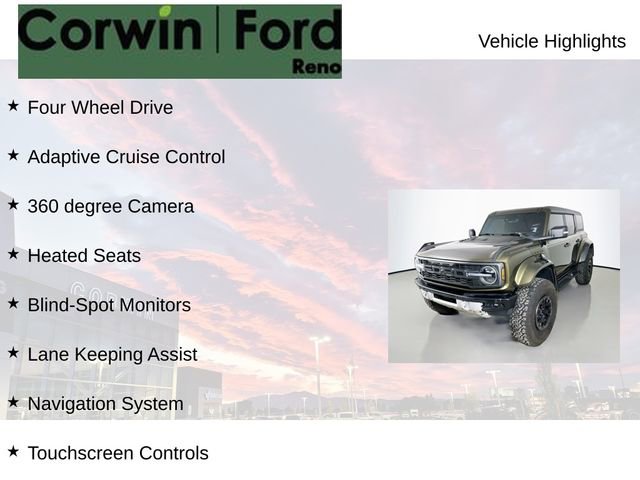 Certified 2024 Ford Bronco Raptor w/ Interior Carbon Fiber Pack 6 image 7