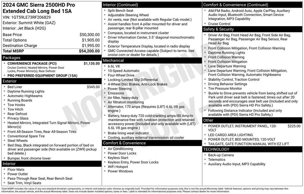 Used 2024 GMC Sierra 2500 Pro w/ Convenience Package image 7