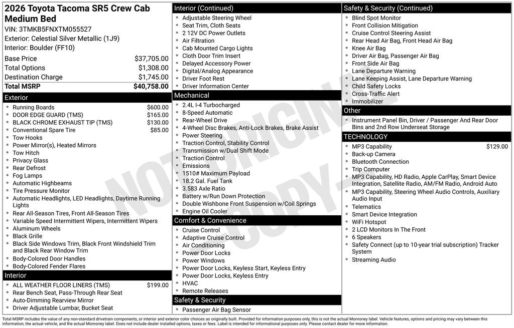 Used 2026 Toyota Tacoma SR5 RWD video 2