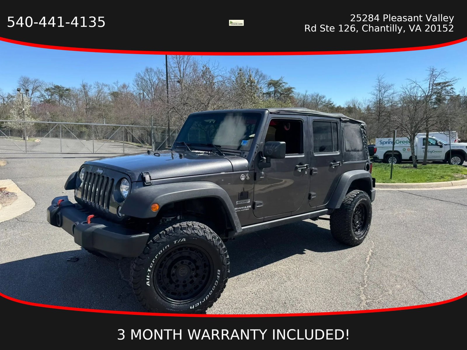 Used 2017 Jeep Wrangler Unlimited Sport w/ Quick Order Package 24S image 4