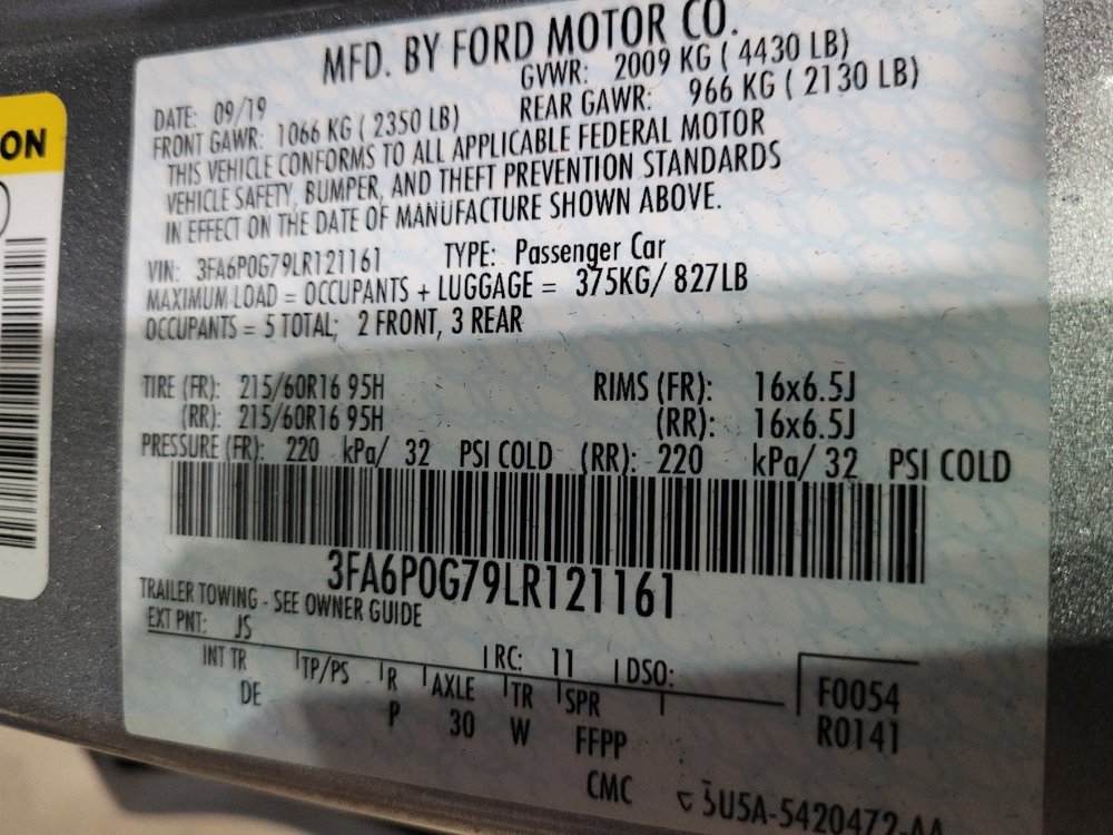 Used 2020 Ford Fusion S image 33
