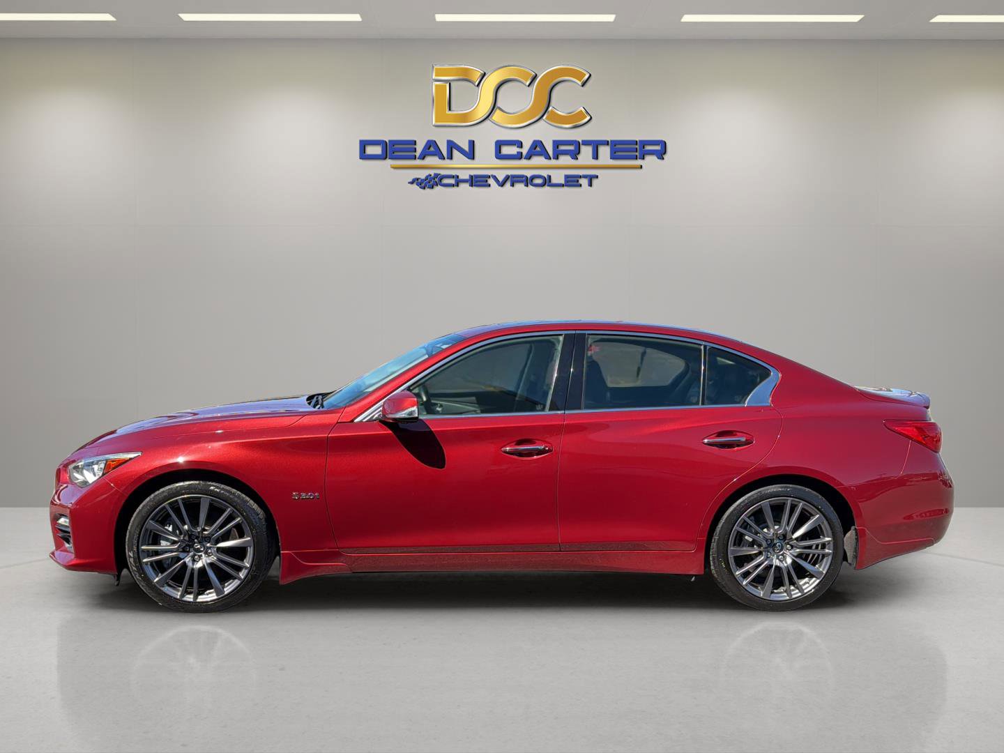 Used 2016 INFINITI Q50 Red Sport 400 AWD/4WD image 2