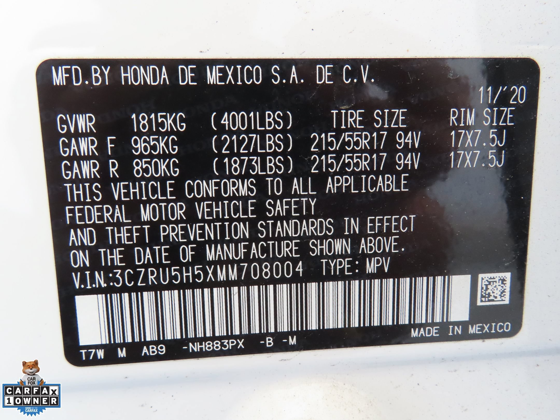 Used 2021 Honda HR-V EX image 28