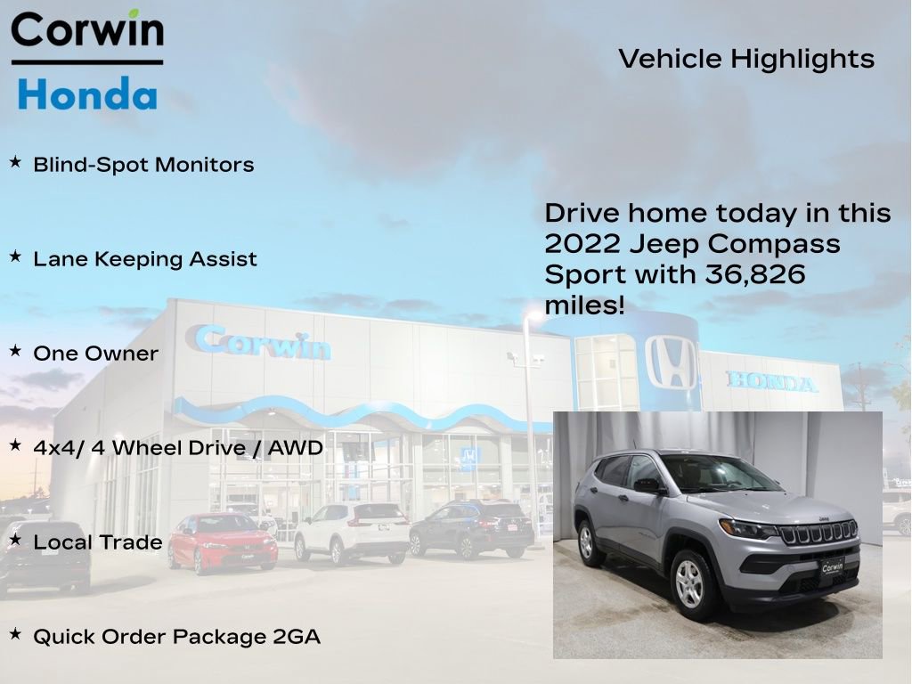 Used 2022 Jeep Compass Sport image 6