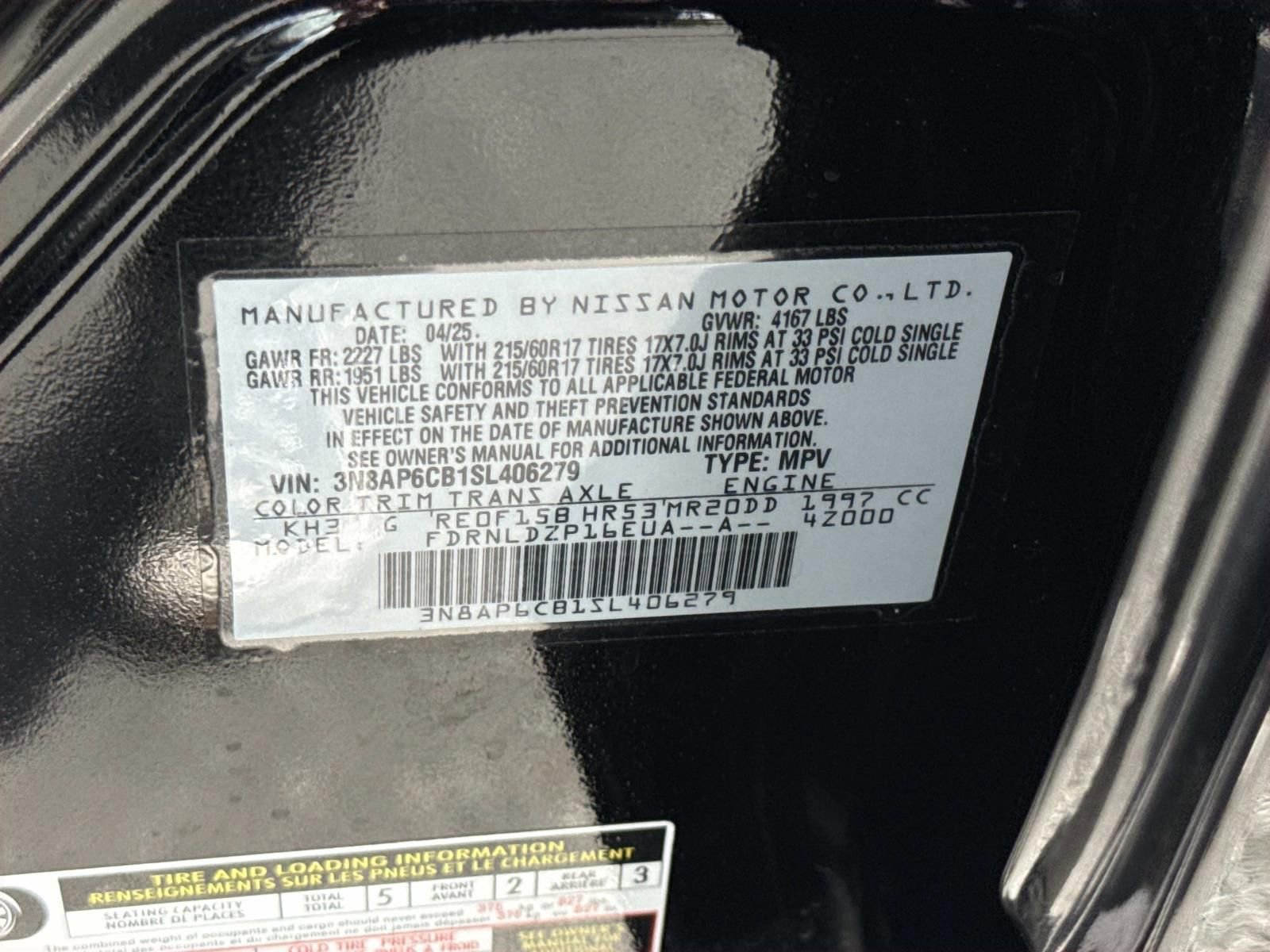 Certified 2025 Nissan Kicks SV AWD/4WD image 30