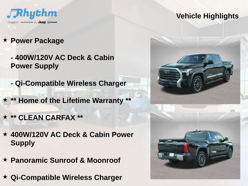 Used 2024 Toyota Tundra Limited w/ Power Package RWD image 5