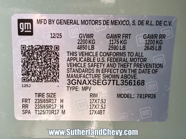 New 2026 Chevrolet Equinox ACTIV AWD/4WD image 48